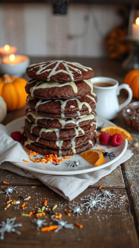 spiderweb chocolate pancake recipe