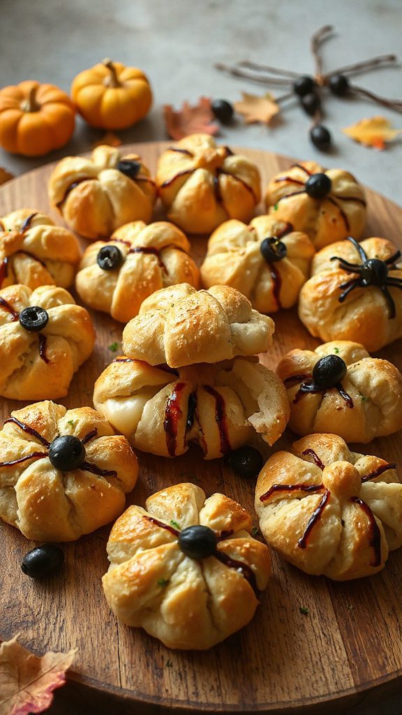 spiderweb garlic knot recipe