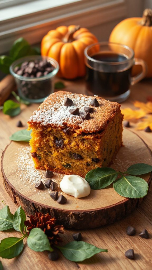 spinach pumpkin chocolate cake
