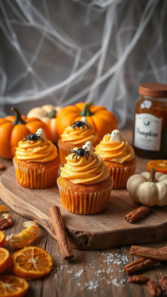 spooktacular gluten free pumpkin cupcakes