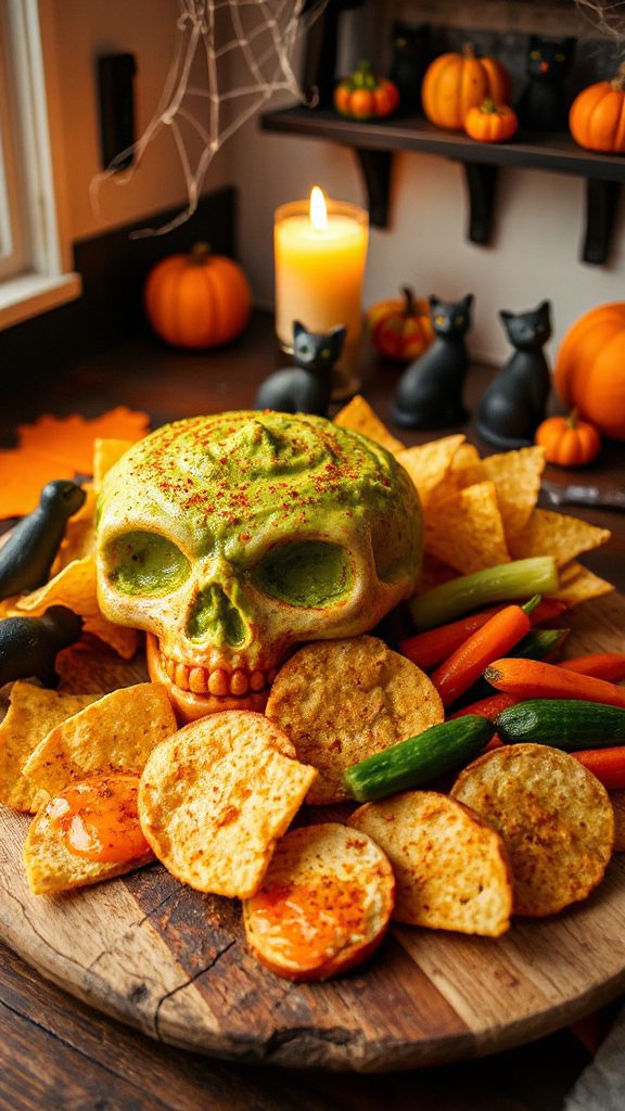 spooky avocado dip recipe