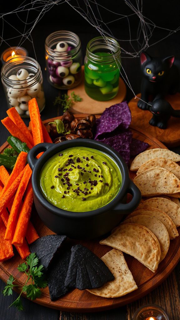 spooky avocado dip recipe