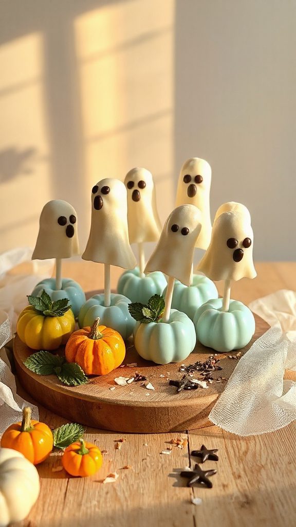 spooky banana breakfast pops
