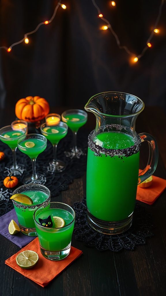 spooky black cat margarita