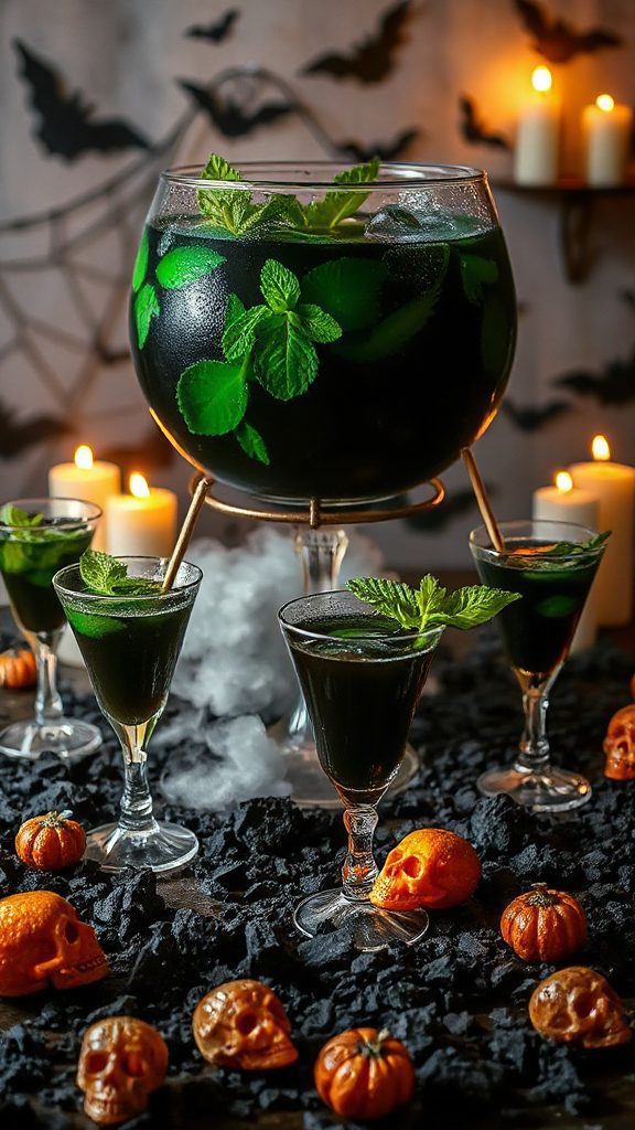 spooky black mojito recipe