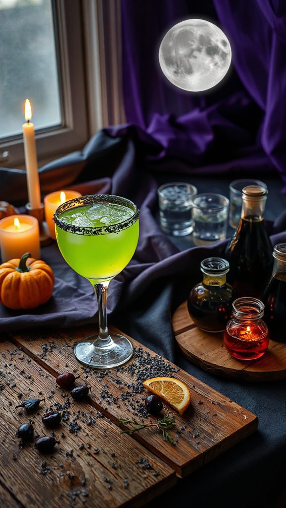 spooky blackberry margarita delight