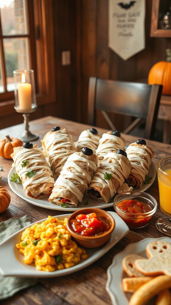 spooky breakfast burrito recipe