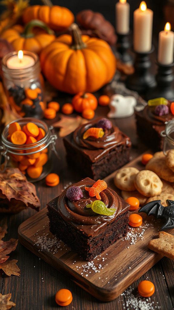 spooky brownie bites recipe