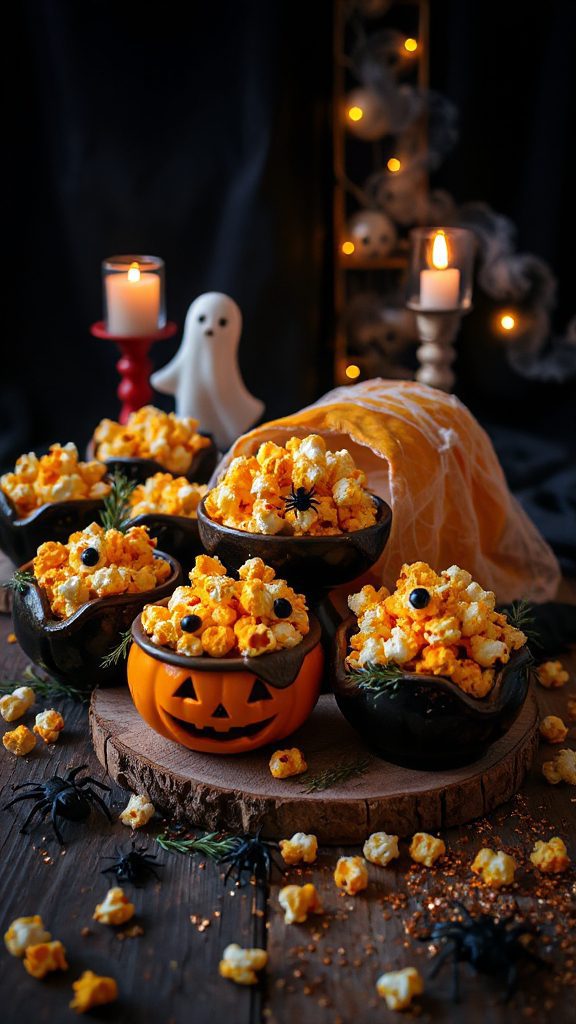 spooky cheddar popcorn recipe