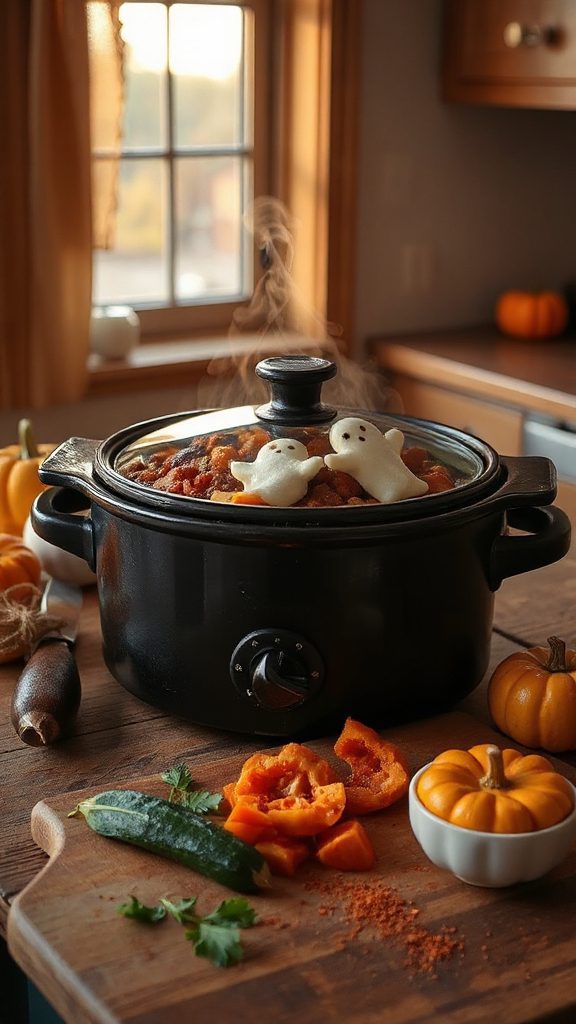 spooky cheesy pasta delight