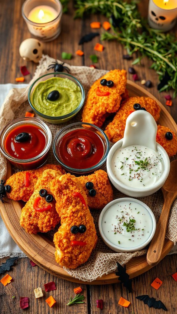spooky chicken tenders recipe