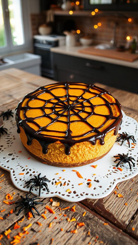 spooky chocolate cheesecake delight
