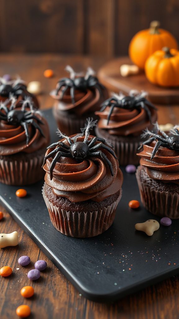 spooky chocolate cupcakes recipe