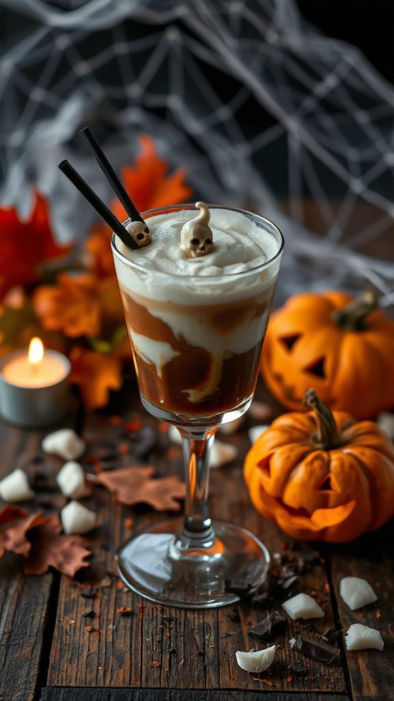 spooky creamy cocktail delight