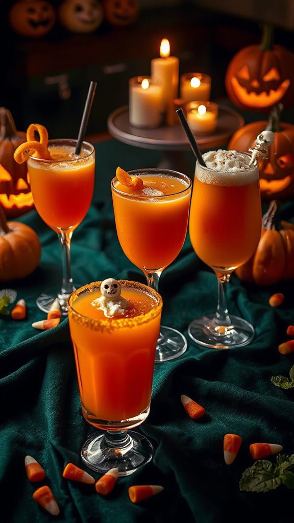 spooky creamy orange delight