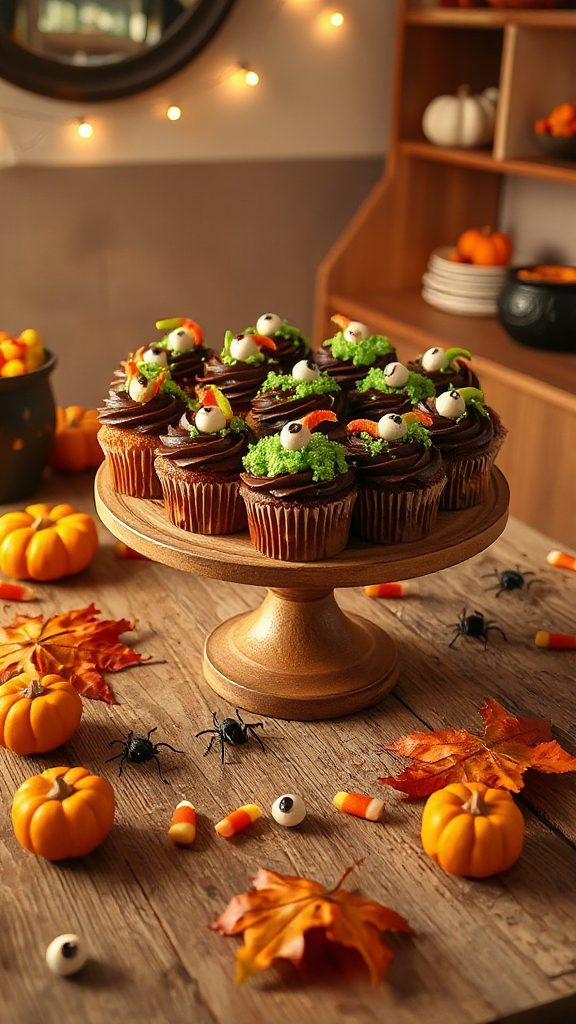 spooky cupcake halloween treat