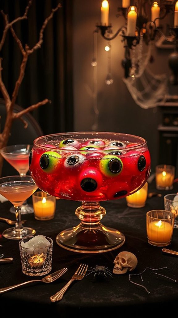 spooky eyeball halloween punch