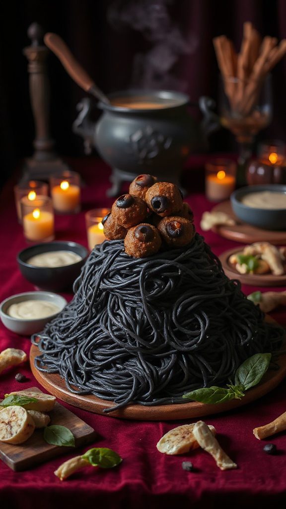spooky eyeball pasta recipe