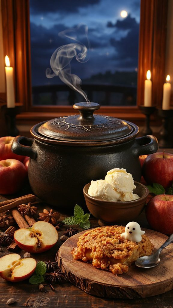 spooky fall apple dessert