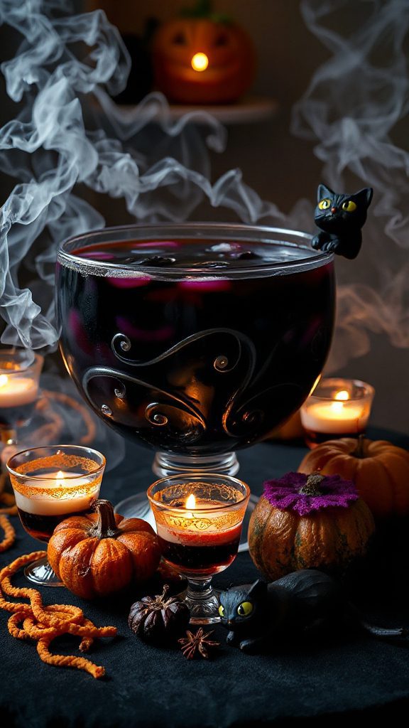 spooky fizzy halloween drink