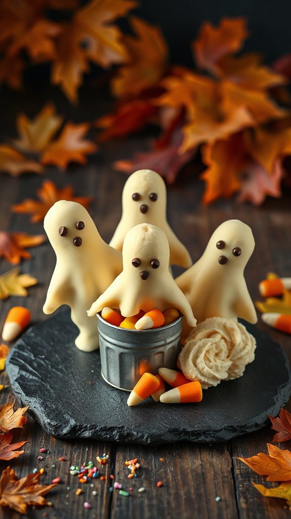 spooky frozen banana treats