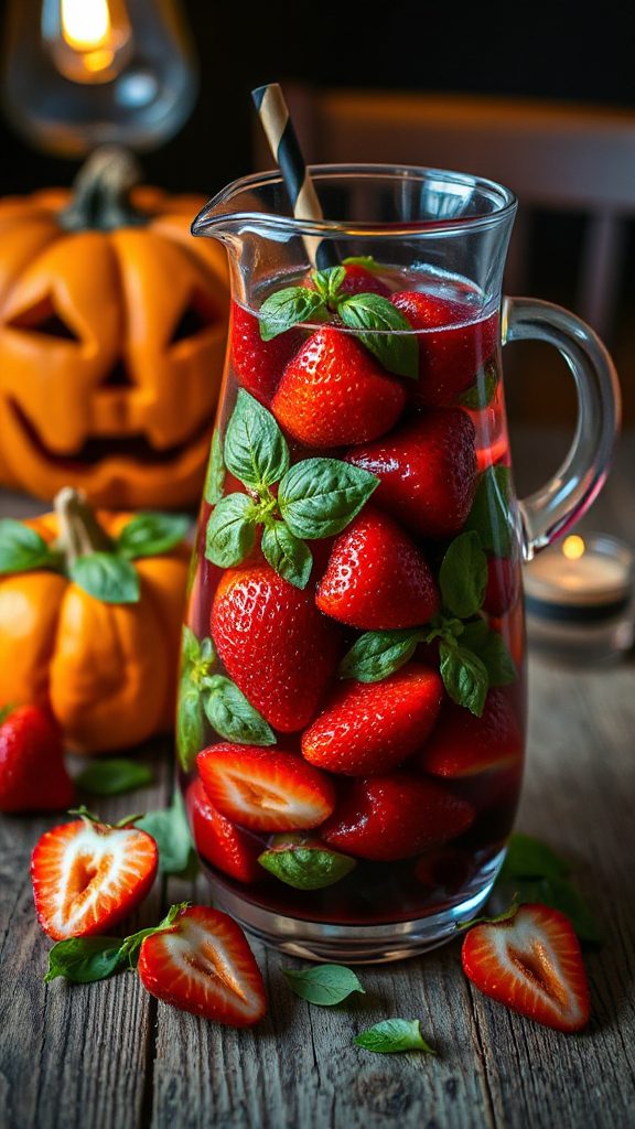 spooky fruit infused water recipe