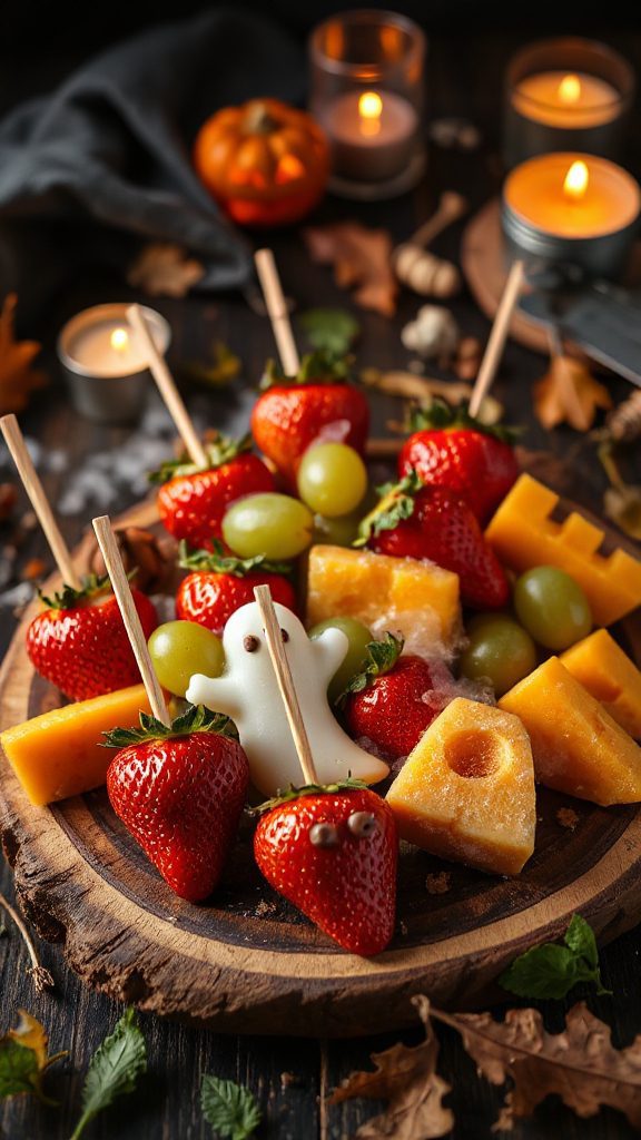 spooky fruit skewers recipe