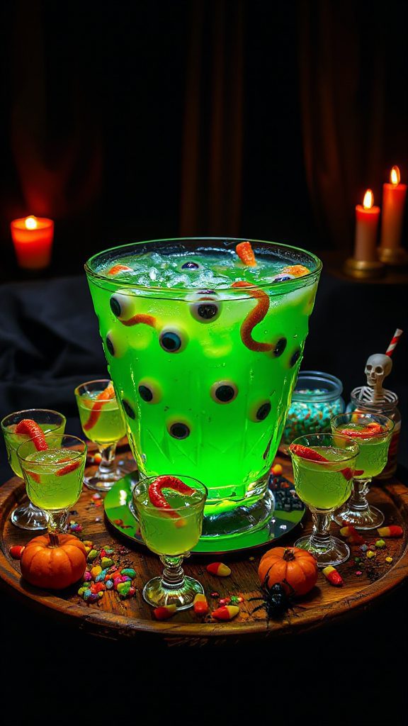 spooky fruity halloween drink