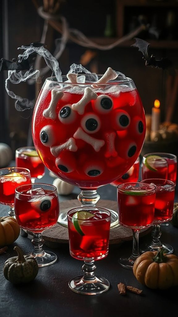 spooky fruity halloween punch