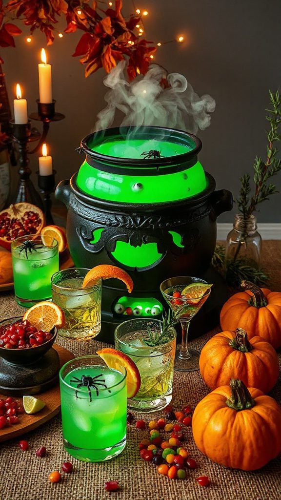 spooky fruity halloween punch