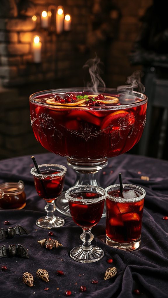 spooky fruity halloween punch