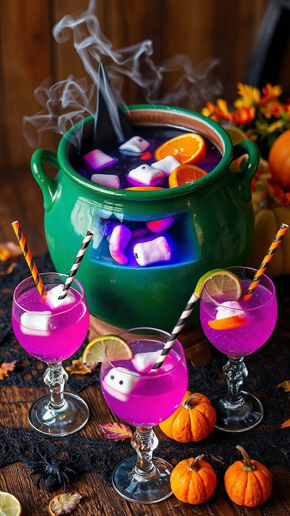 spooky fruity halloween punch