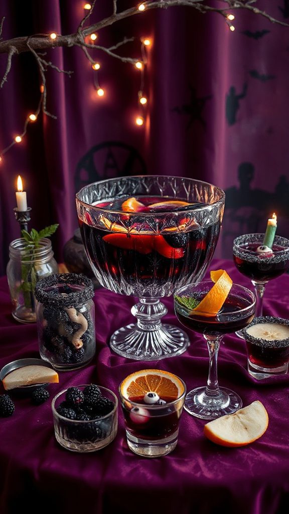 spooky fruity refreshing mocktail