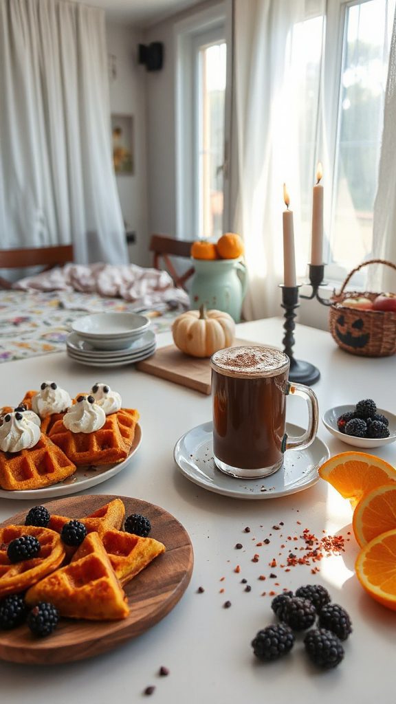 spooky ghostly hot chocolate