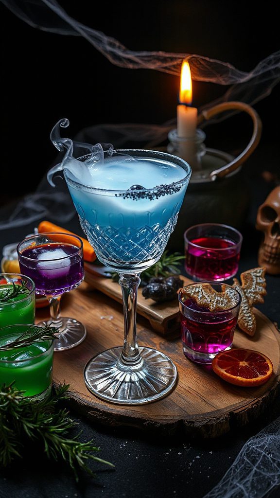 spooky gin cocktail recipe