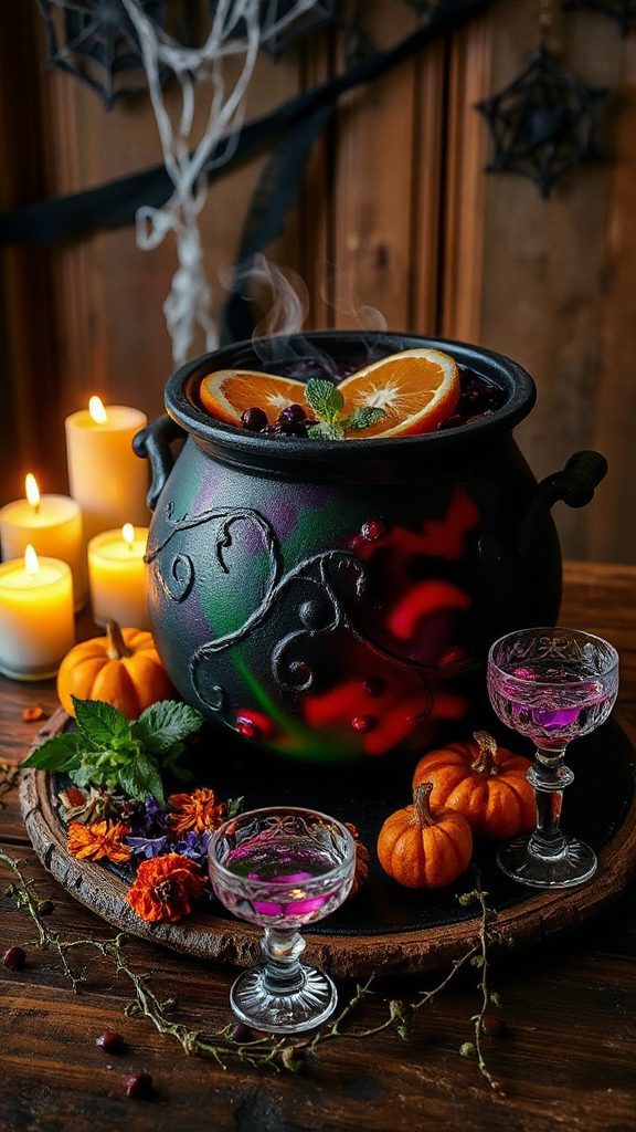 spooky green fruit punch