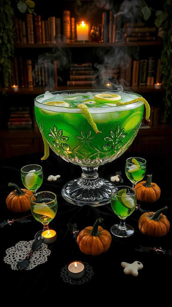 spooky green punch recipe