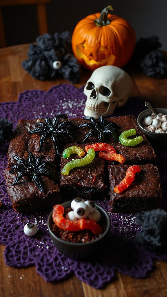 spooky halloween brownie recipe