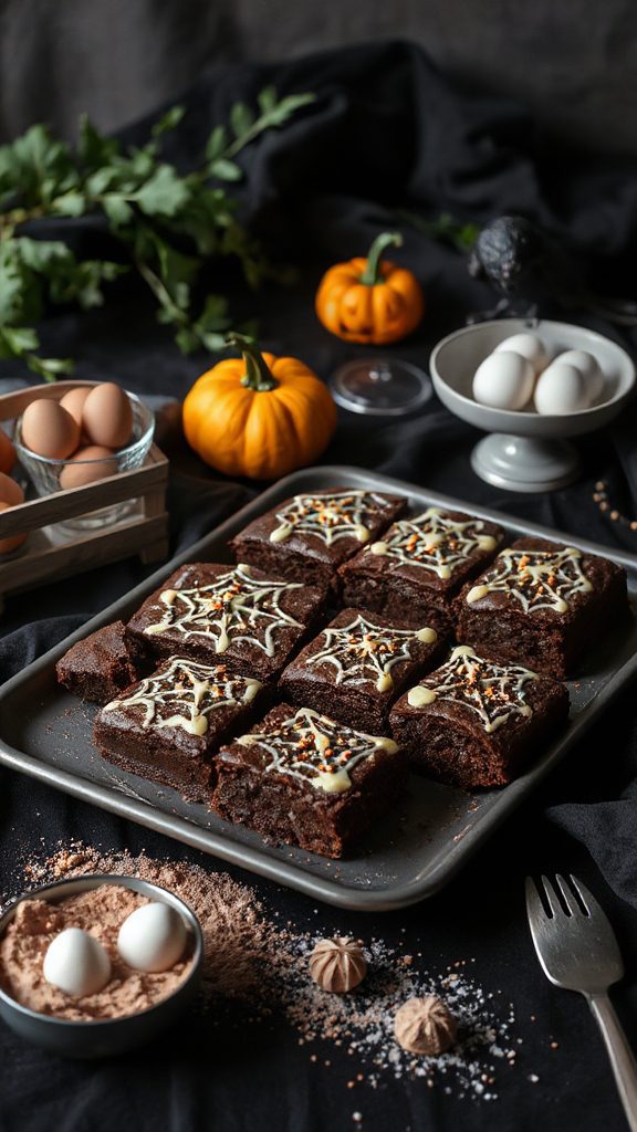 spooky halloween brownie recipe