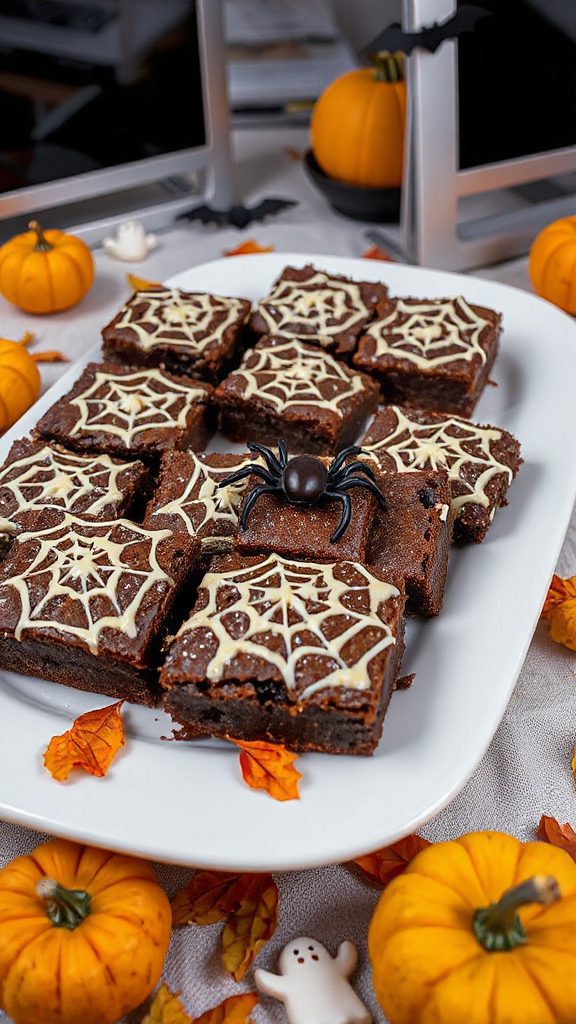 spooky halloween brownie treat