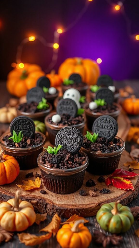 spooky halloween brownie treats