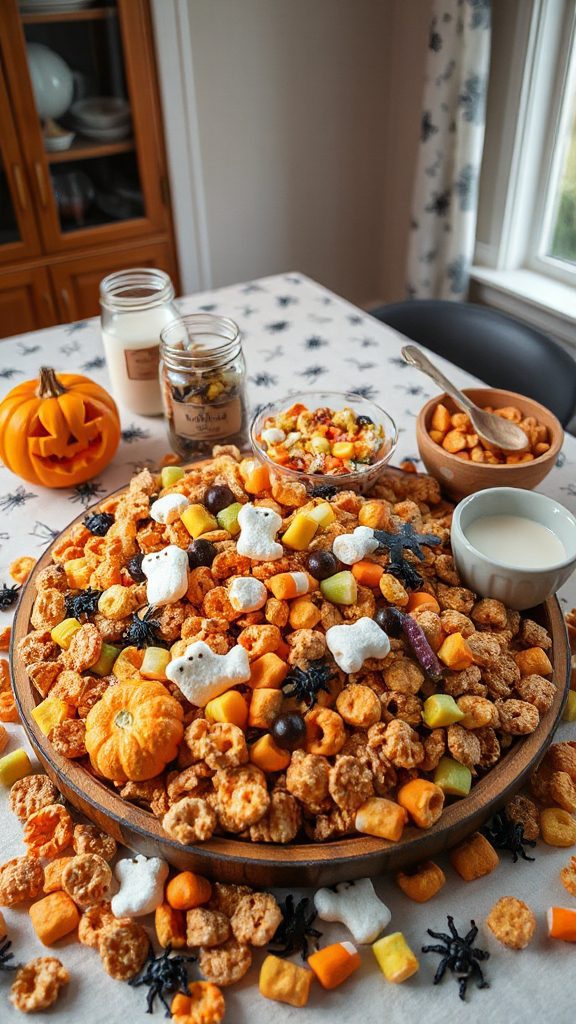 spooky halloween cereal mix