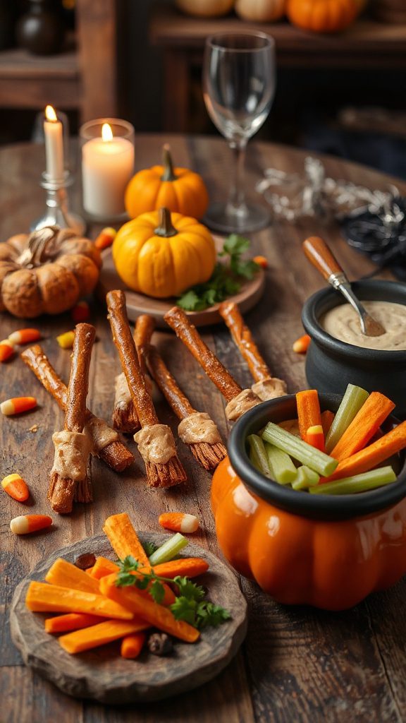 spooky halloween cheese snacks