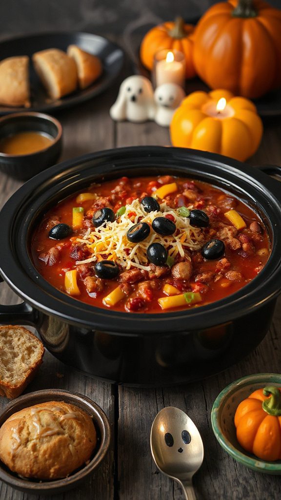 spooky halloween chili recipe