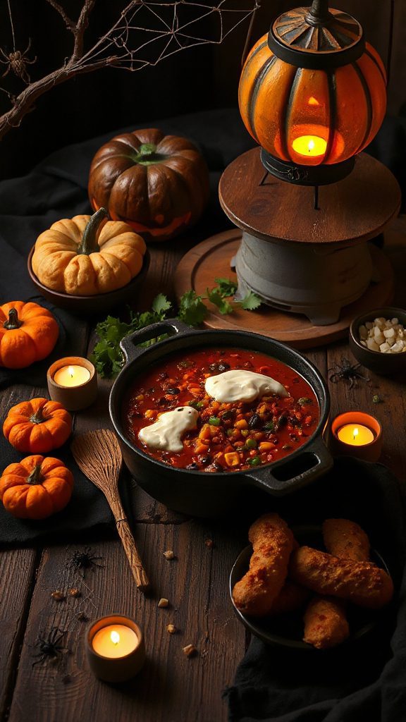 spooky halloween chili recipe