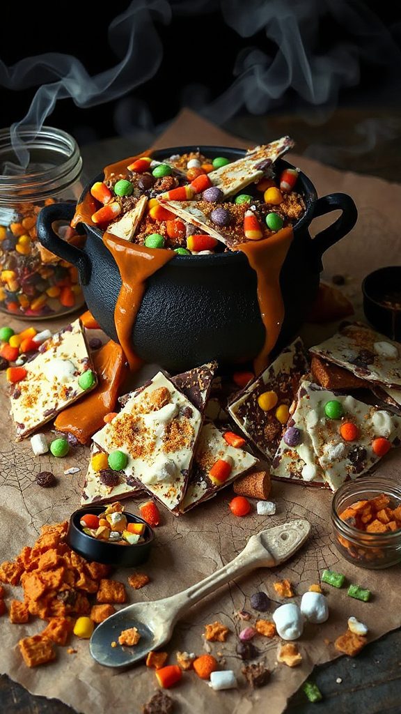 spooky halloween chocolate treat
