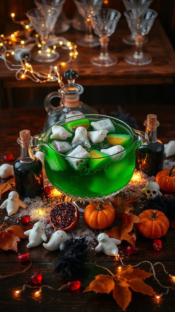 spooky halloween cocktail punch