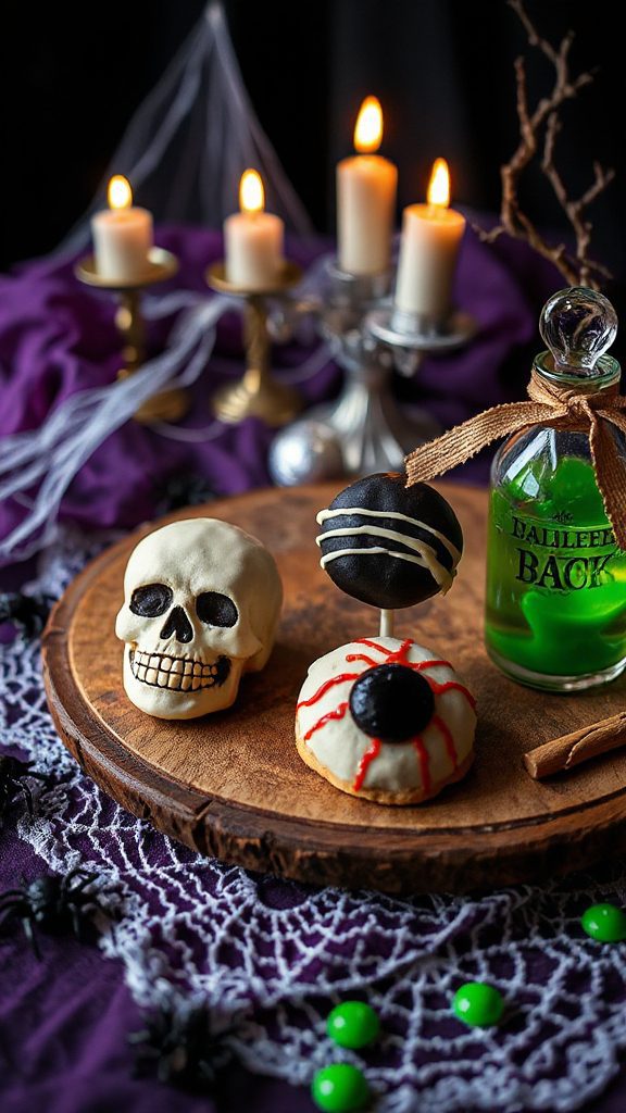 spooky halloween cookie treats