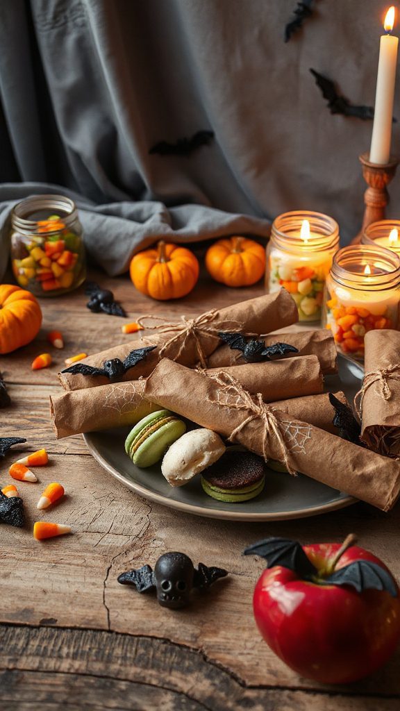 spooky halloween cracker treats