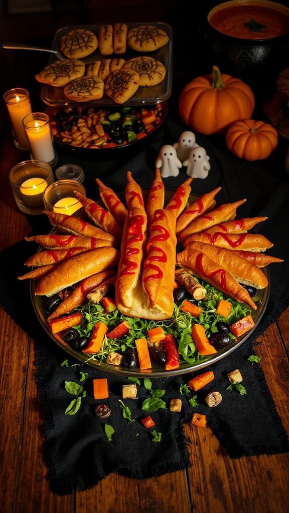 spooky halloween finger food